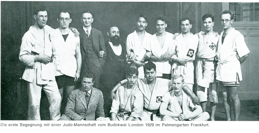 Judo-Kämpfer aus dem Jahr 1929